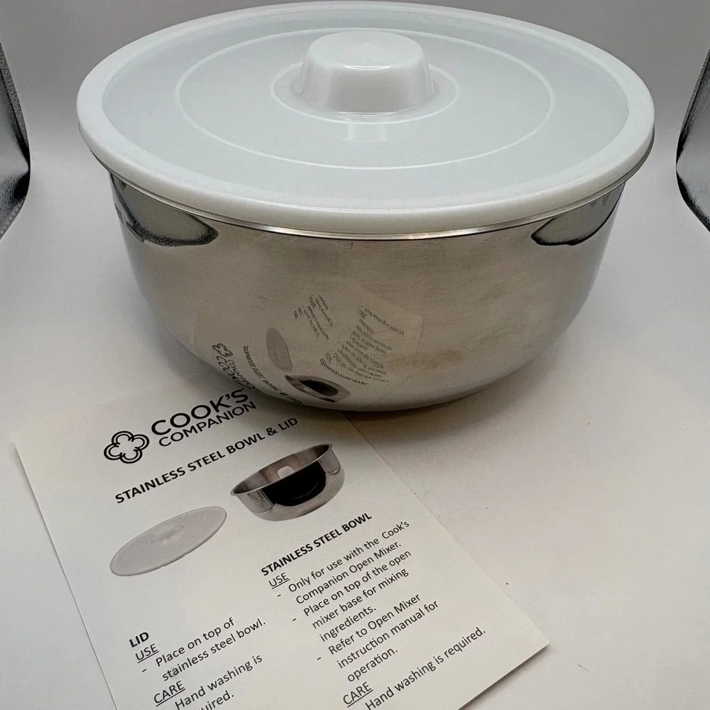 Cooks Companion 600W 5QT Open Mixer CCDM2 Copper Rose Gold + Extra Bowl